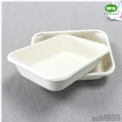 32 oz Unbleached Rectangular Food Tray,China 2022 Best sell biodegradable Tableware,Eco-friendly Takeway Food Container