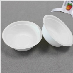 Compostable Sugarcane Pulp14oz Soup Bowl Biodegradable, Eco-Friendly Disposable Bowl Made Of Sugar Cane Fibers in Bulk