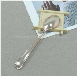 Disposable Rose Gold Plastic Spoon Fork Knife Cutlery Set Wholesale High Quality 3 In 1 Cutlery Set Flatware Set